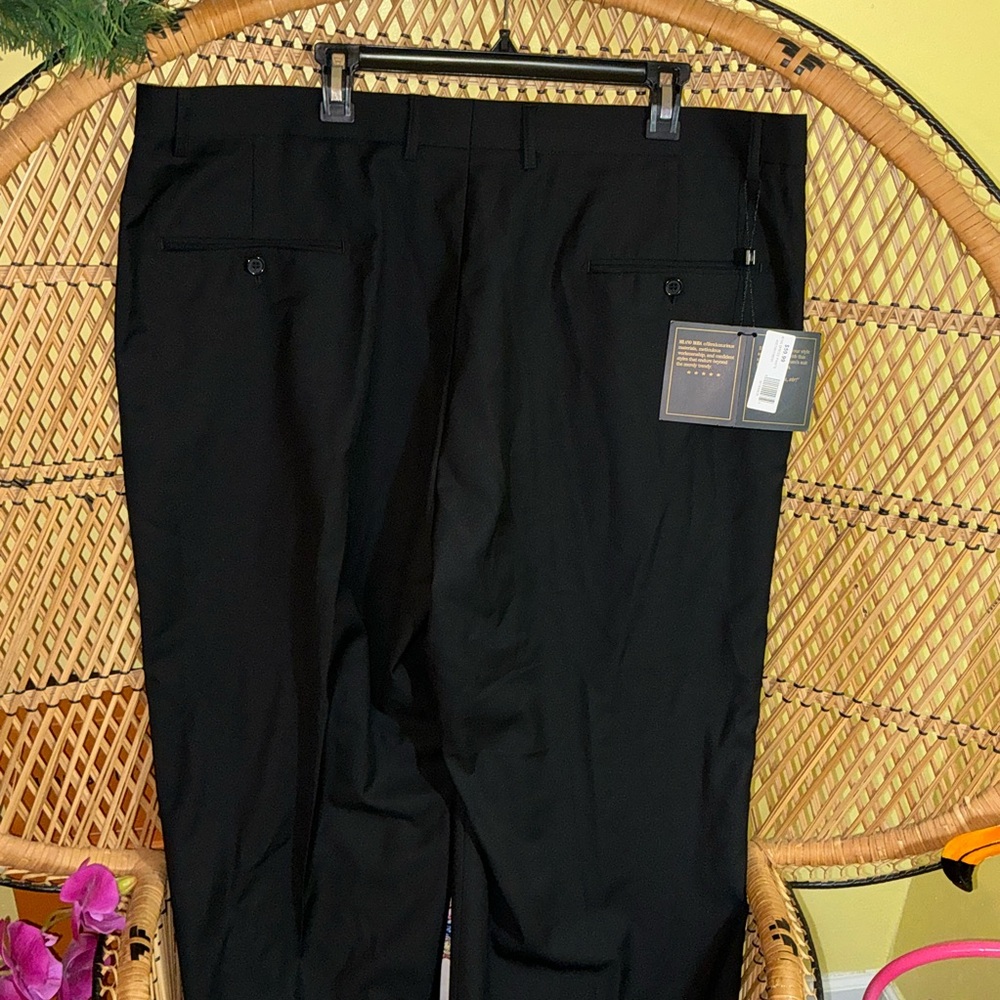 Milano Moda Men’s Dress Pants Black 44/34 - Picture 16 of 16